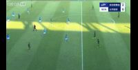 差一点！法比奥后点抢点破门，但林良铭越位在先，国安仍0-2落后