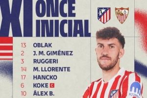 马竞vs塞维首发:小蜘蛛、巴埃纳先发 瑟尔洛特、朱利亚诺出战 马竞vs塞维首发:小蜘蛛、巴埃纳先发 瑟尔洛特、朱利亚诺出战