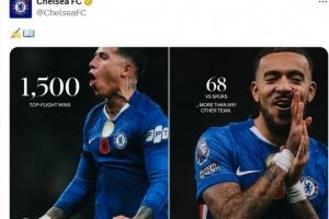 切尔西达成1500场顶级联赛胜利里程碑,其中对热刺68胜为最多 切尔西达成1500场顶级联赛胜利里程碑,其中对热刺68胜为最多